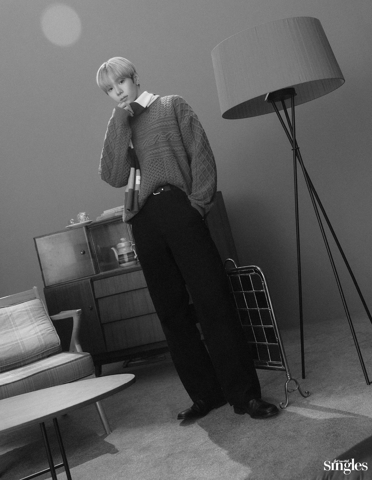 스튜디오 톰보이, 렉토, 메종키츠네를 착용한 라이즈 쇼타로의 싱글즈 화보